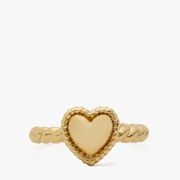 $58 Kate Spade Golden Hour Heart Ring