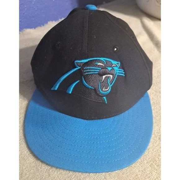 Carolina Panthers NFL Classic Logo‎ New Era 59 Fifty  Youth Snap Back Cap