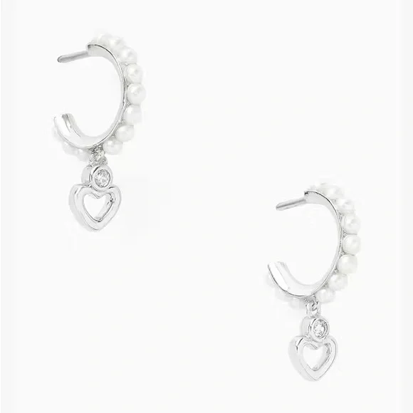 KATE SPADE Shining Spade Pearl Earrings