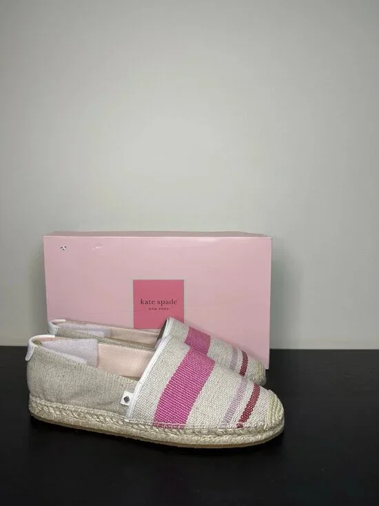 Share Kate Spade New York gramercy espadrille slip-on sneaker 8.5B, PINK MULTI