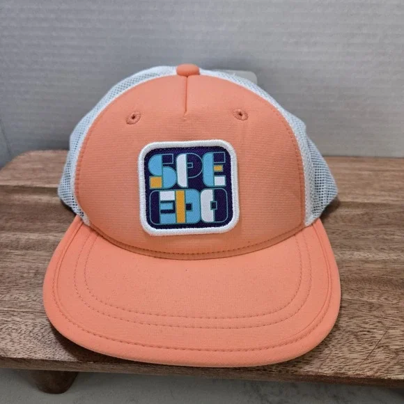 Speedo Kids‎ Trucker Hat Coral Sands Mesh Snapback Floating Cap NWT Adjustable
