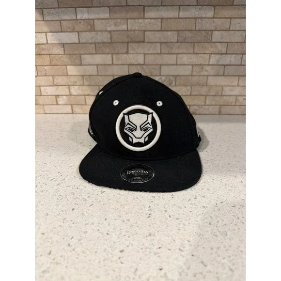Black Panther Marvel Youth Snapback Hat -‎ Black