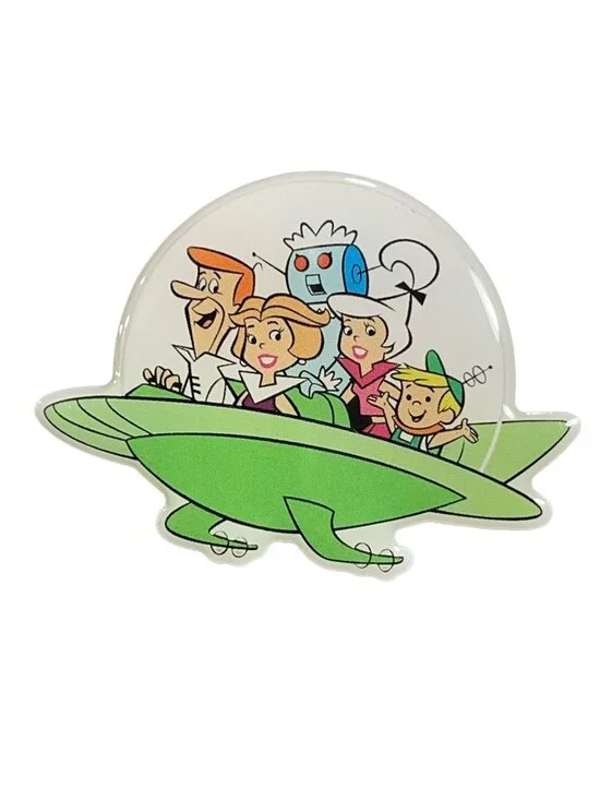 George Jetson Spaceship Lapel Pin Flying Saucer Brooch Pin Accessories Jewelry