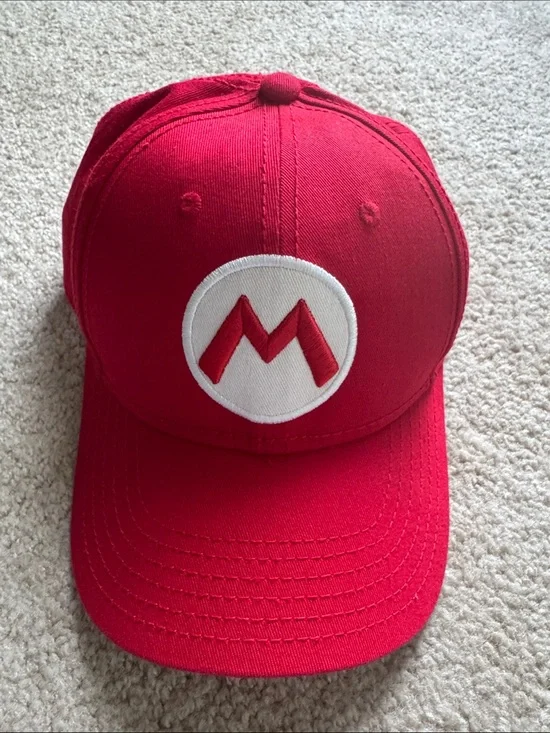 Red Súper Mario Nintendo Hat OSFM