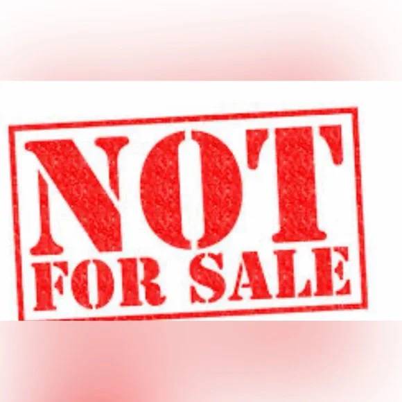 Not for sale‎