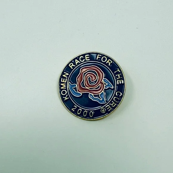 Susan G‎ Komen Race for the Cure 2000 Enamel Pin Vintage Breast Cancer Awareness