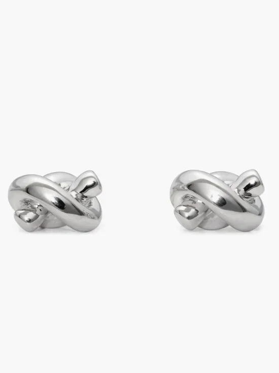 Kate Spade Sailor's Knot Stud Earrings, Silver