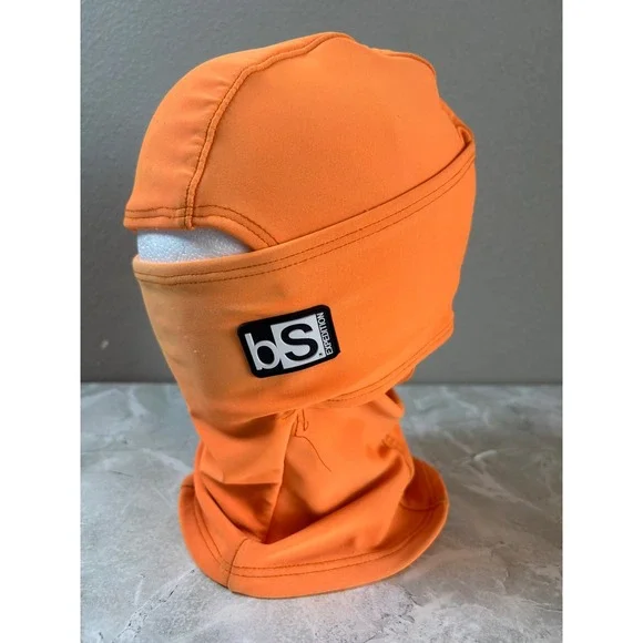 BlackStrap‎ Expedition Hood Balaclava Kids Orange Ski Mask Face Shield BS-KEXP
