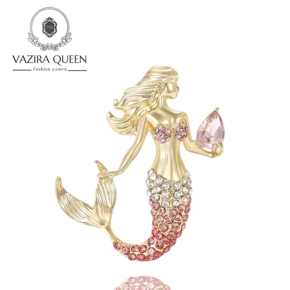 VQ Mermaid Brooch
