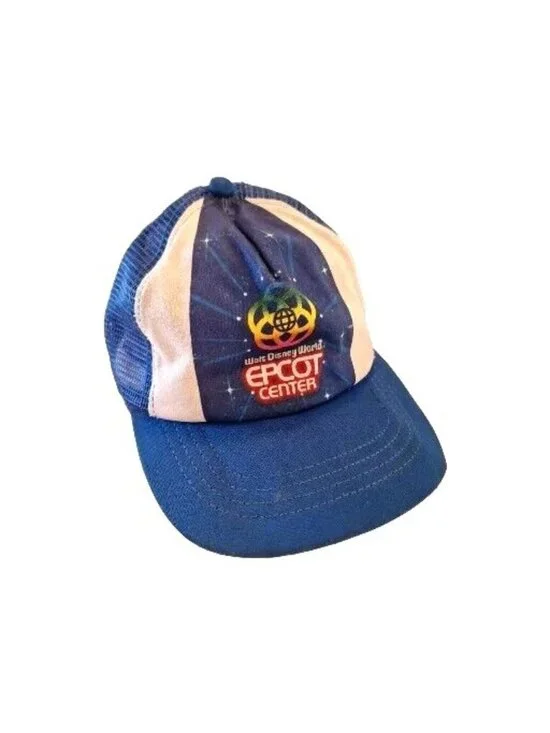 1982 Youth Disney World Epcot Center Trucker Hat Snapback Child Vintage Walt