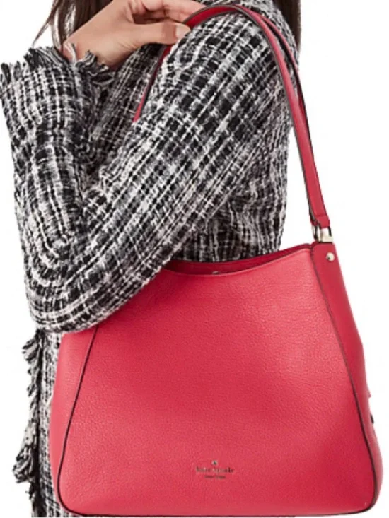 kate spade Triple Leila Pink Leather Shoulder Bag