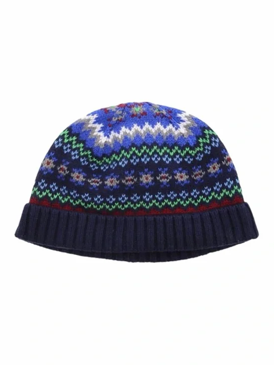 Janie and Jack Fair Isle Multi-Color Beanie