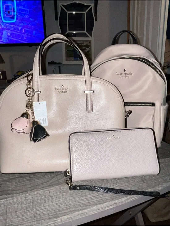 Kate Spade Tote, Backpack & Wallet Bundle