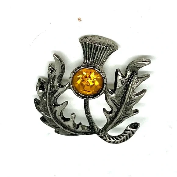 Vintage Scottish Thristle Brooch