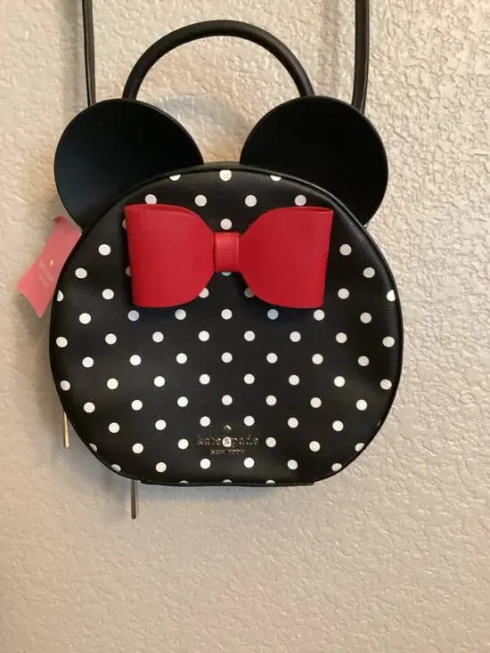 NWT Disney x Kate Spade New York Minnie Mouse Canteen Crossbody Handbag