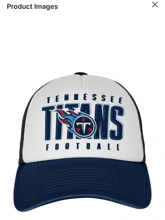 NWT/SEALED -YOUTH Tennessee Titans Hat - White and Navy