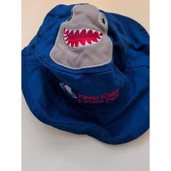 Flapjack Toddler Reversible Bucket Sun Hat Upf 50 Shark Alligator