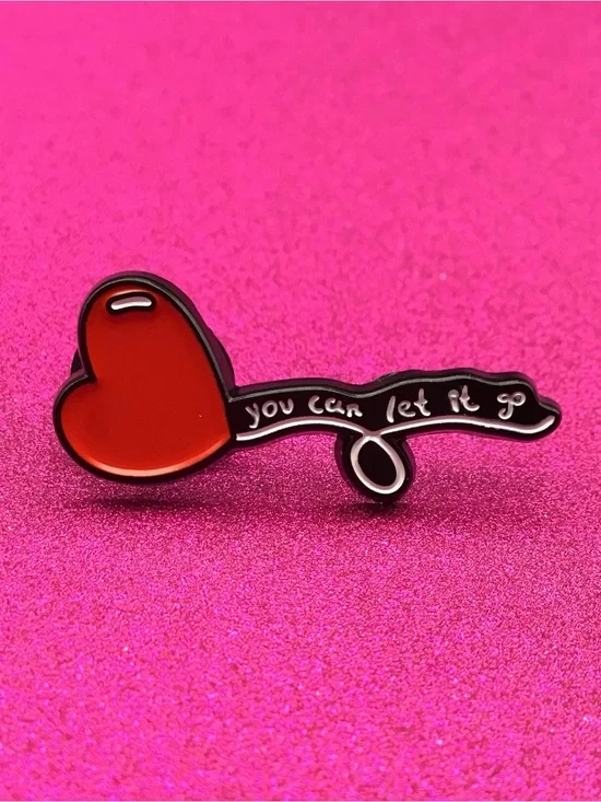 Let It Go Enamel Pin