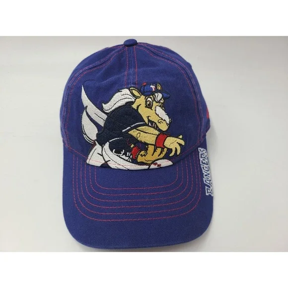 Youth Texas Rangers Captain Horse Mascot New Era 9Twenty Snapback‎ Hat Cap MLB