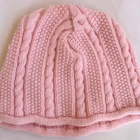 Kid’s HANNA ANDERSSON‎ Pink Cable Stitched Infant Beanie IMMACULATE