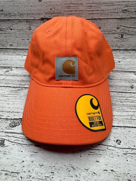 Carhartt kids baseball hat cap Orange New
