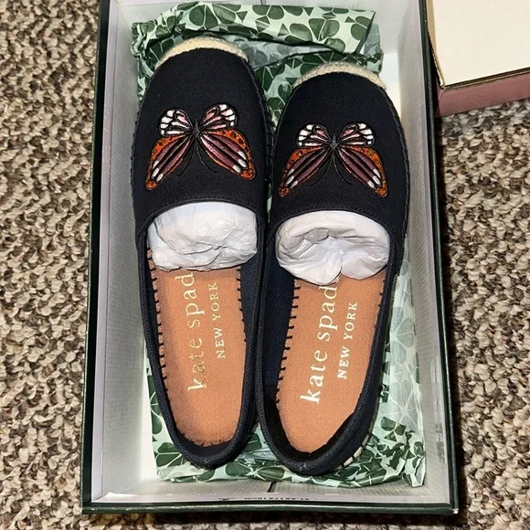 Kate spade NEW IN BOX butterfly shoes