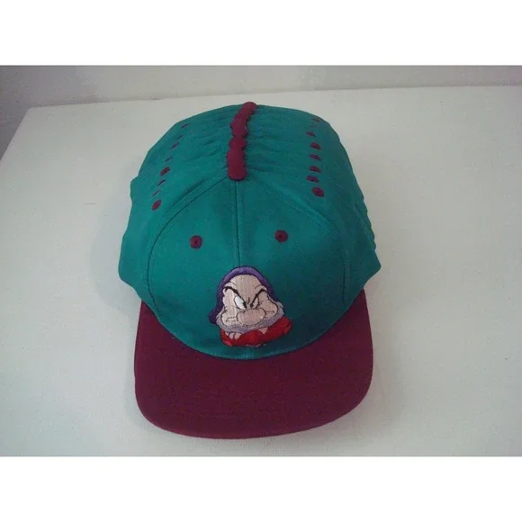 10PC LOT GRUMPY DISNEY SMALL-MEDIUM SNAPBACK 90S   HAT CAP DEADSTOCK  VINTAGE U4