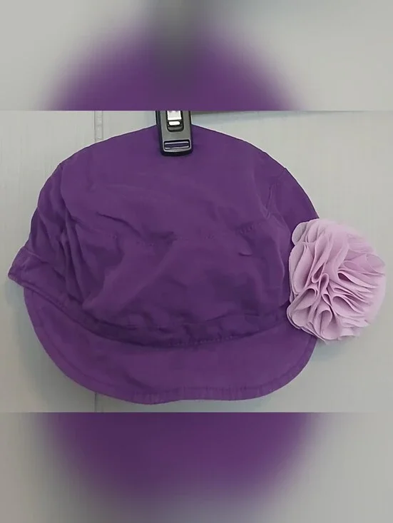 Gymboree Cherry Blossom Girls Large Purple Hat