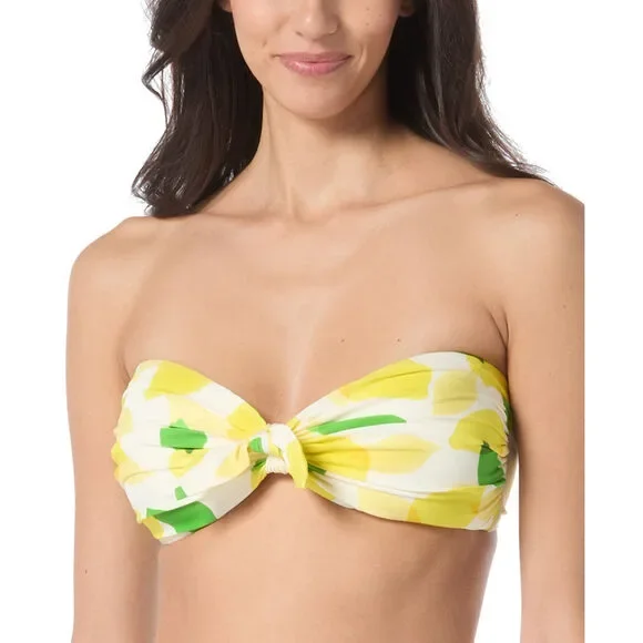 Kate Spade Size L Tie-Front Bikini Top