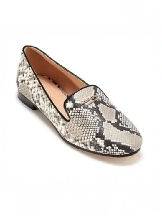 Kate Spade New York Grey Animal Print Torte Loafer Size 6B