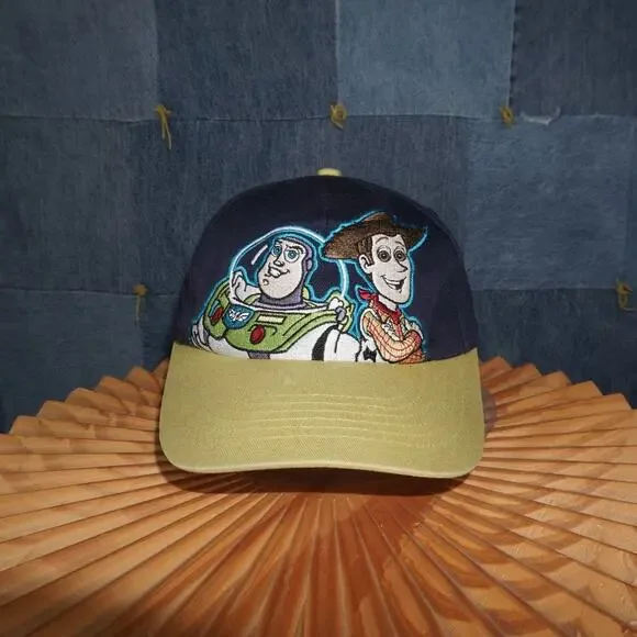 OSFA - Vintage Y2K Disney Hats toy story embroider buzz