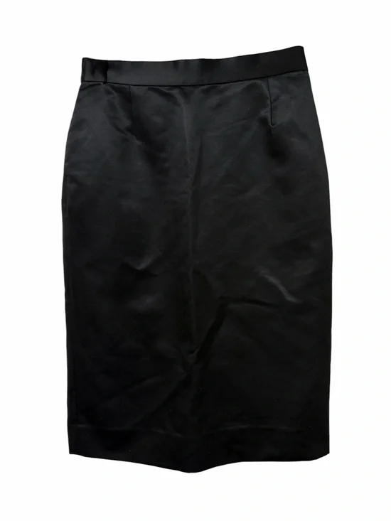 Kate Spade New York Silk Blend Pencil Skirt Black Knee Length Size 6