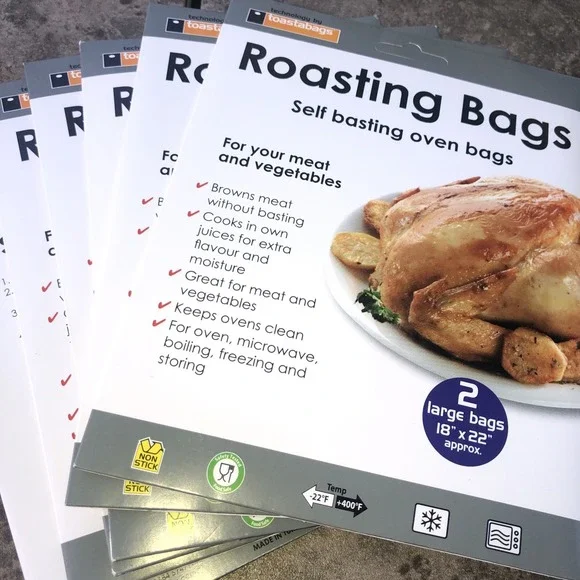 12 Roasting Bags Self-basting Oven Bags 18