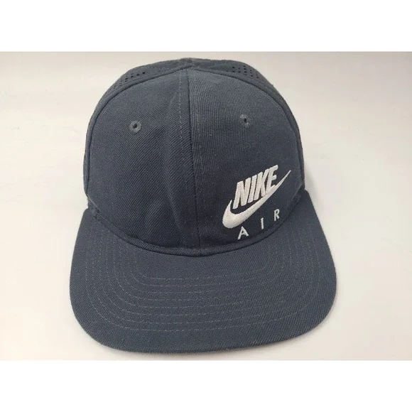 Youth Size 4-7 Nike Air True Snapback Hat Cap‎ Polyester Swoosh Logo Boys Gray