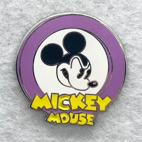 🔮5/$25 Disney Purple Oh‎ Mickey! Classic Mickey Mouse Pin