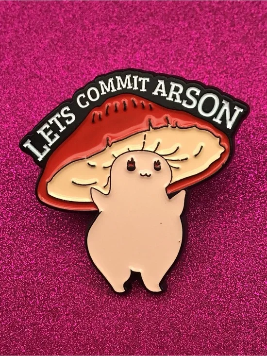 Arson Enamel Pin