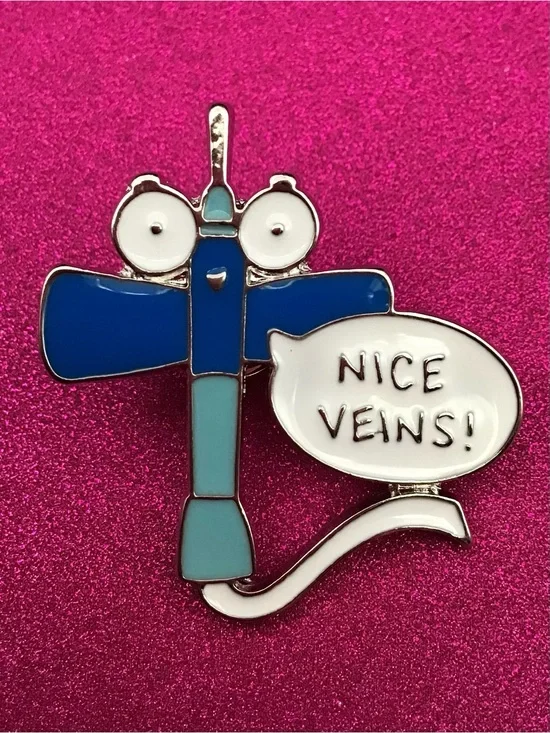 Veins Enamel Pin