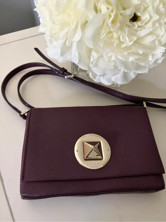 Kate Spade Crossbody Shoulder Bag in Red Merlot