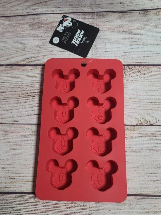 Disney Mickey Mouse Shaped Silicone Ice Mold - NEW