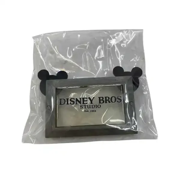 Disney Silver Classic Rectangle Brooch | Unique Pendant for Women