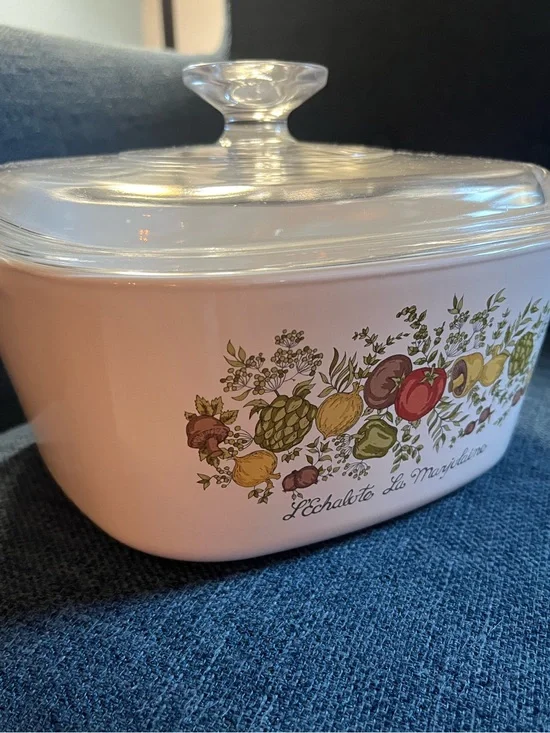 3qt Corningware Spice of Life 2 Pc L'Ecgalote La Marjolaine