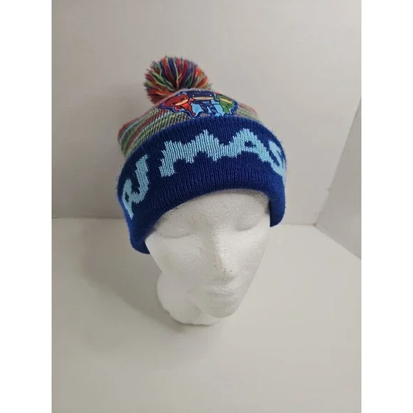 PJ‎ Masks Kids Beanie Hat Blue Pom Pom Catboy Owlette Gekko Winter Toddler