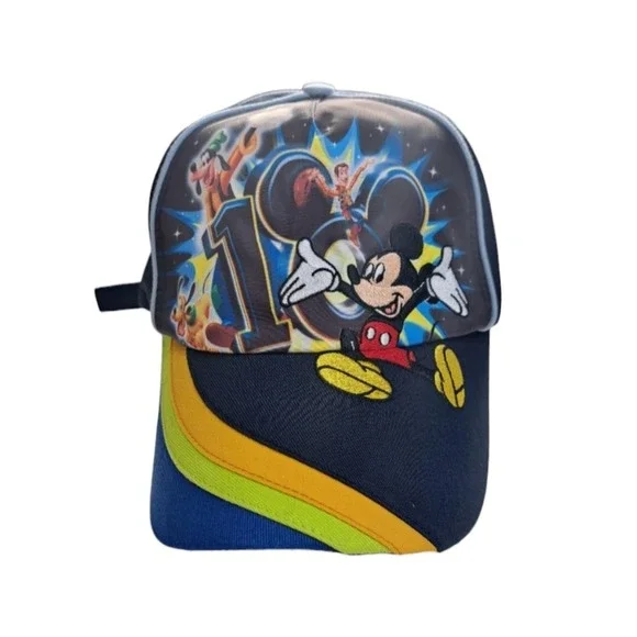 Walt Disney World Micky Mouse Rainbow Embroidered Youth's Hat