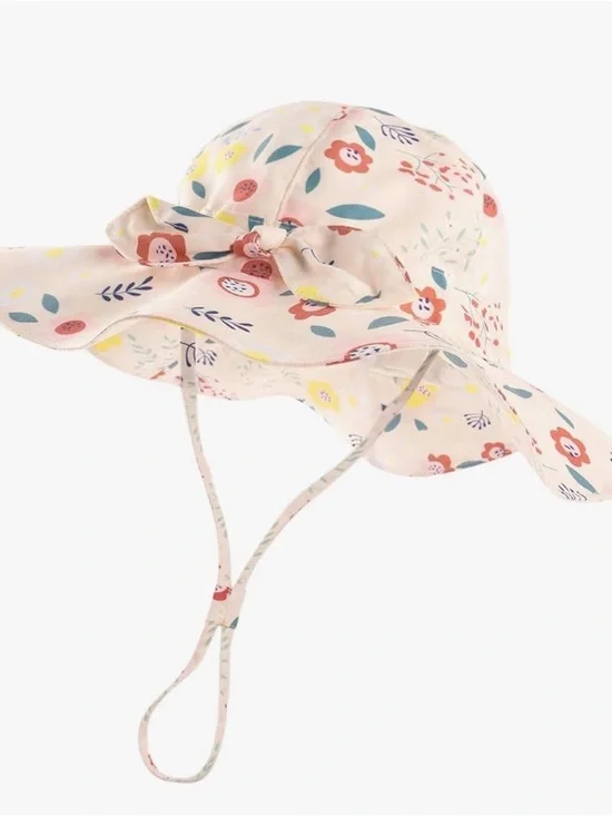 Sun Protection Hat - Yellow/Tan