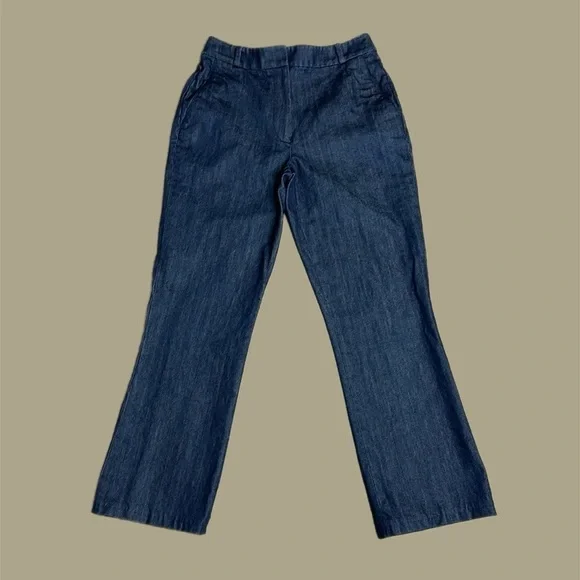 Kate Spade Women’s High Rise Curvy Straight Leg Ankle Jeans in Dark Blue Sz 00