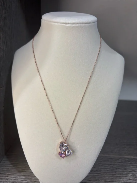 NWOT Kate Spade Heart Cluster Necklace