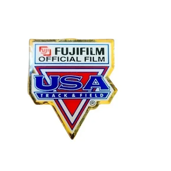 Fujifilm Official Film USA track and field vintage pin Olympic sponsor