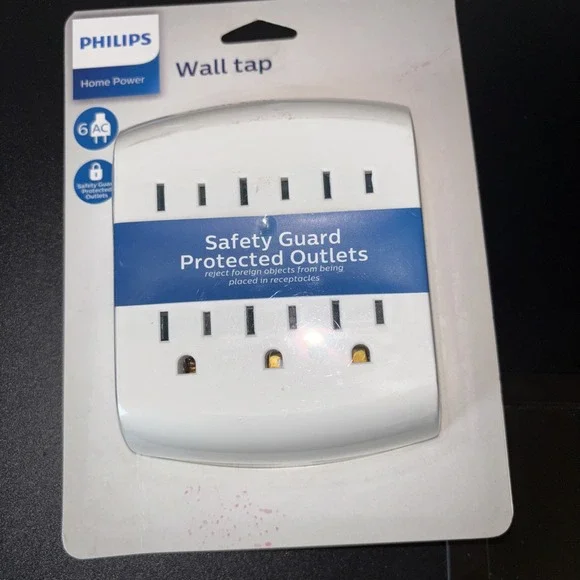 Phillips Home Power Wall‎ Tap Plug Bank Sealed/Unopened 3825