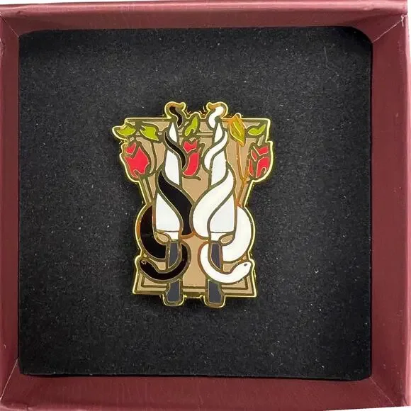 Darkly Box The Sinner's Duet Cabinet of Curiosities Enamel Pin - February 2024