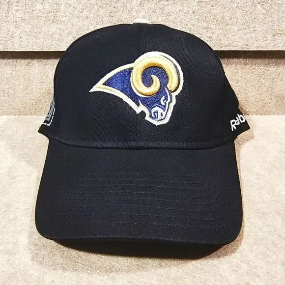 Reebok NFL St. Louis Rams Youth Structured Curved Bill Hat #U
